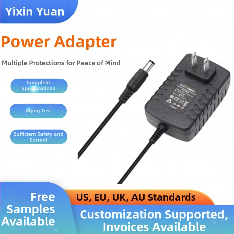 YXY-0920 9V 2A захранващ адаптер за DVD плеъри, EVD, малки телевизори и аудио устройства (вход 110-240V, изход 9V 1–2A)