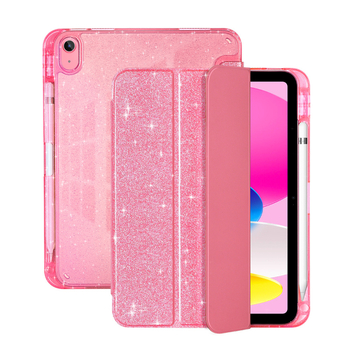 Θήκη tablet για iPad Air 4/5/6 με glitter, διαφανές περίβλημα, ανθεκτικό σε κραδασμούς, διάχυση θερμότητας, αντιδαχτυλικά αποτυπώματα