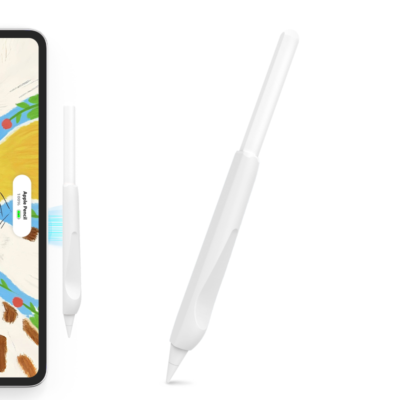 Gélový silikónový ochranný kryt pre Apple Pencil 2. generácie – prenosný dizajn, magnetické upevnenie, odolnosť voči opotrebeniu, technológia lisovania za horúca