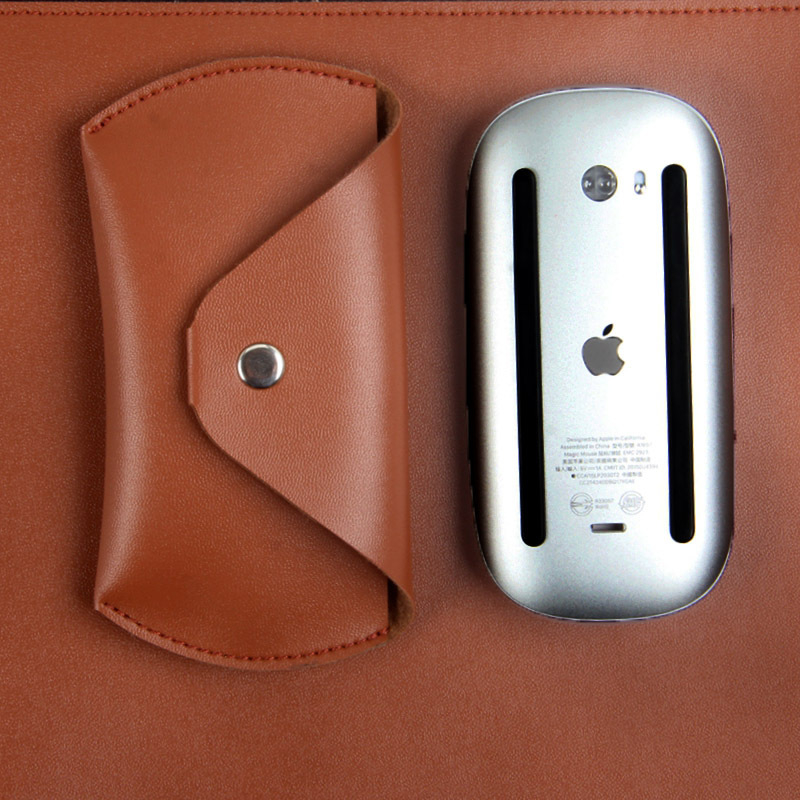 Θήκη προστασίας από τεχνητό δέρμα για Apple Magic Mouse 2, πλήρης προστασία, απλός σχεδιασμός, χειροποίητη κατασκευή