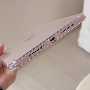 Husa de protecție pentru iPad Pro 11, iPad Air 6 și iPad 9; material PC; acoperire completă; rezistență la șocuri cu disipare termică; fără slot pentru stylus.