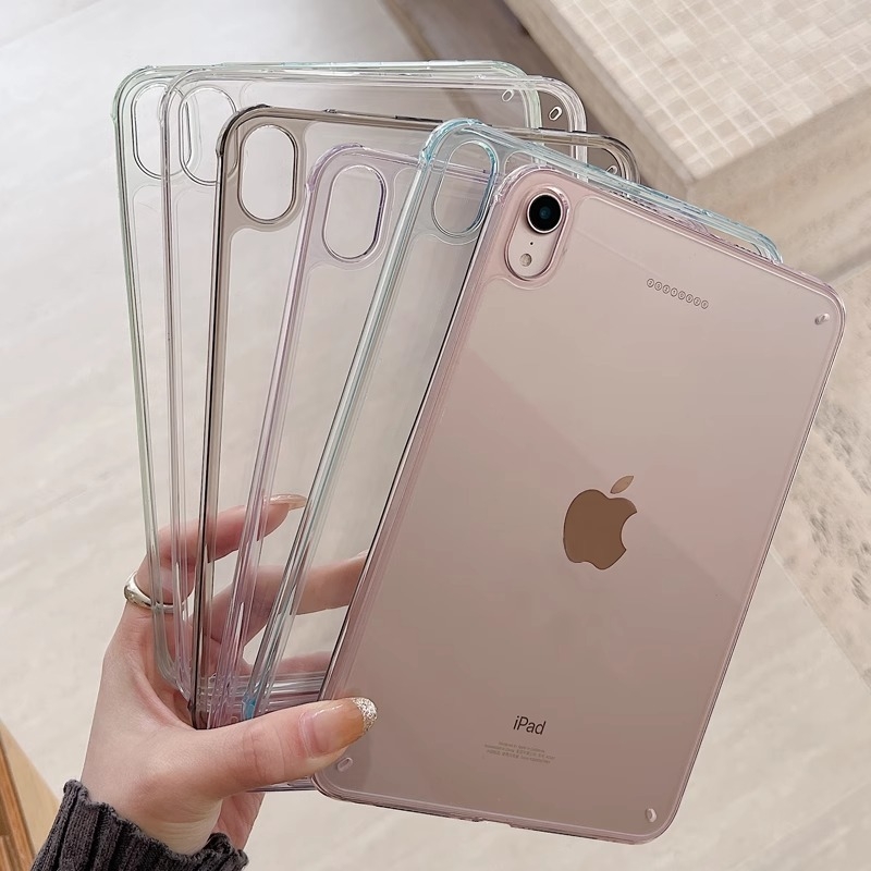 Husa de protecție pentru iPad Pro 11, iPad Air 6 și iPad 9; material PC; acoperire completă; rezistență la șocuri cu disipare termică; fără slot pentru stylus.