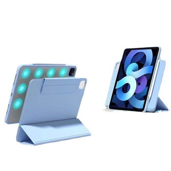 Husă de protecție tri-fold pentru iPad Pro 11, din acrilic, stil Flip, suport rotativ (orizontal/vertical), atașare magnetică, protecție împotriva căderilor, disipare căldură