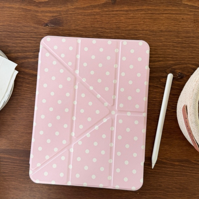 Pouzdro pre Apple tablet — TPU materiál, prenosný karikatúrny štýl, reliéfny povrch, so stojanom, podpora režimu spánku