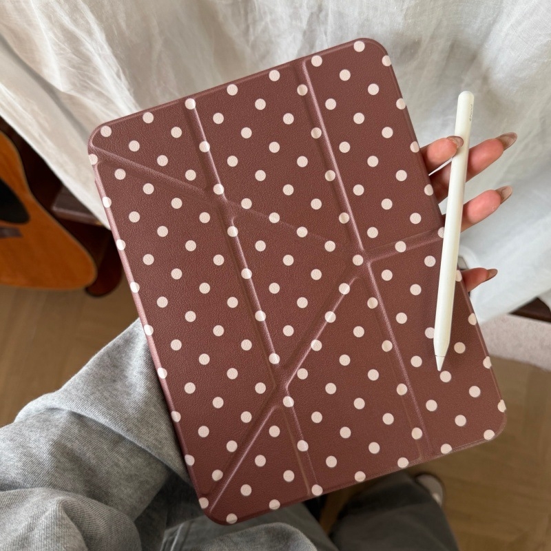 Pouzdro pre Apple tablet — TPU materiál, prenosný karikatúrny štýl, reliéfny povrch, so stojanom, podpora režimu spánku