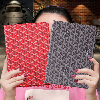 Carcasă/protecție pentru iPad Pro 11 / 10.2 / Air 4/3/2 — piele artificială, husă tip flip cu suport, design luxos, embossat, funcție de somn