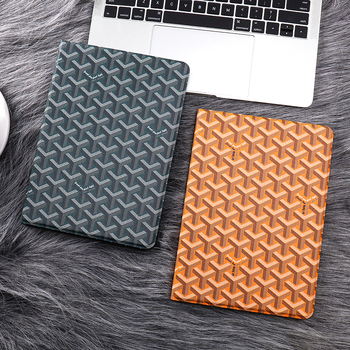 Carcasă/protecție pentru iPad Pro 11 / 10.2 / Air 4/3/2 — piele artificială, husă tip flip cu suport, design luxos, embossat, funcție de somn