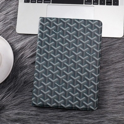 Carcasă/protecție pentru iPad Pro 11 / 10.2 / Air 4/3/2 — piele artificială, husă tip flip cu suport, design luxos, embossat, funcție de somn