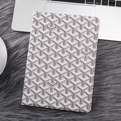 Carcasă/protecție pentru iPad Pro 11 / 10.2 / Air 4/3/2 — piele artificială, husă tip flip cu suport, design luxos, embossat, funcție de somn