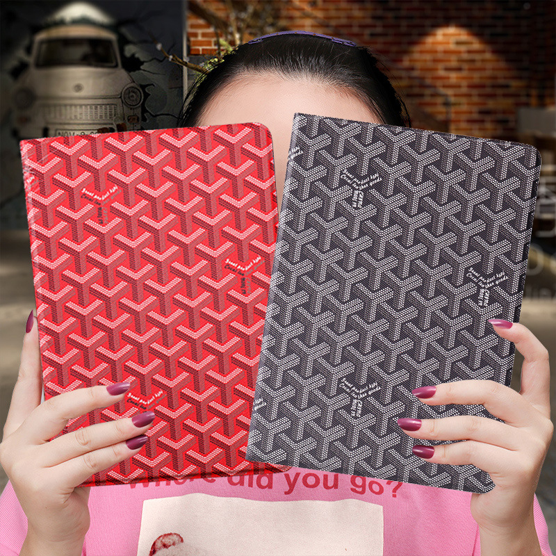 Carcasă/protecție pentru iPad Pro 11 / 10.2 / Air 4/3/2 — piele artificială, husă tip flip cu suport, design luxos, embossat, funcție de somn