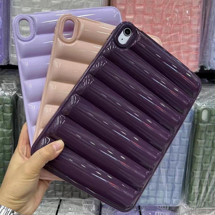 Ochranný obal na iPad – Silikón, Odolný voči nárazom, Proti pádu, Horúce lisovanie (Materiál: Silikón; Funkcie: Odolný voči nárazom, Proti pádu; Spôsob výroby: Horúce lisovanie)