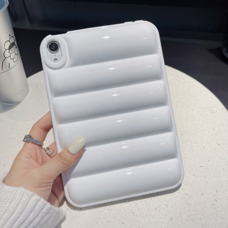 Ochranný obal na iPad – Silikón, Odolný voči nárazom, Proti pádu, Horúce lisovanie (Materiál: Silikón; Funkcie: Odolný voči nárazom, Proti pádu; Spôsob výroby: Horúce lisovanie)