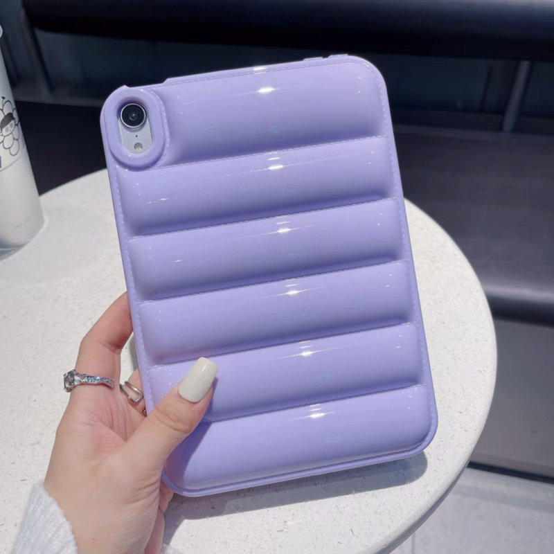 Ochranný obal na iPad – Silikón, Odolný voči nárazom, Proti pádu, Horúce lisovanie (Materiál: Silikón; Funkcie: Odolný voči nárazom, Proti pádu; Spôsob výroby: Horúce lisovanie)