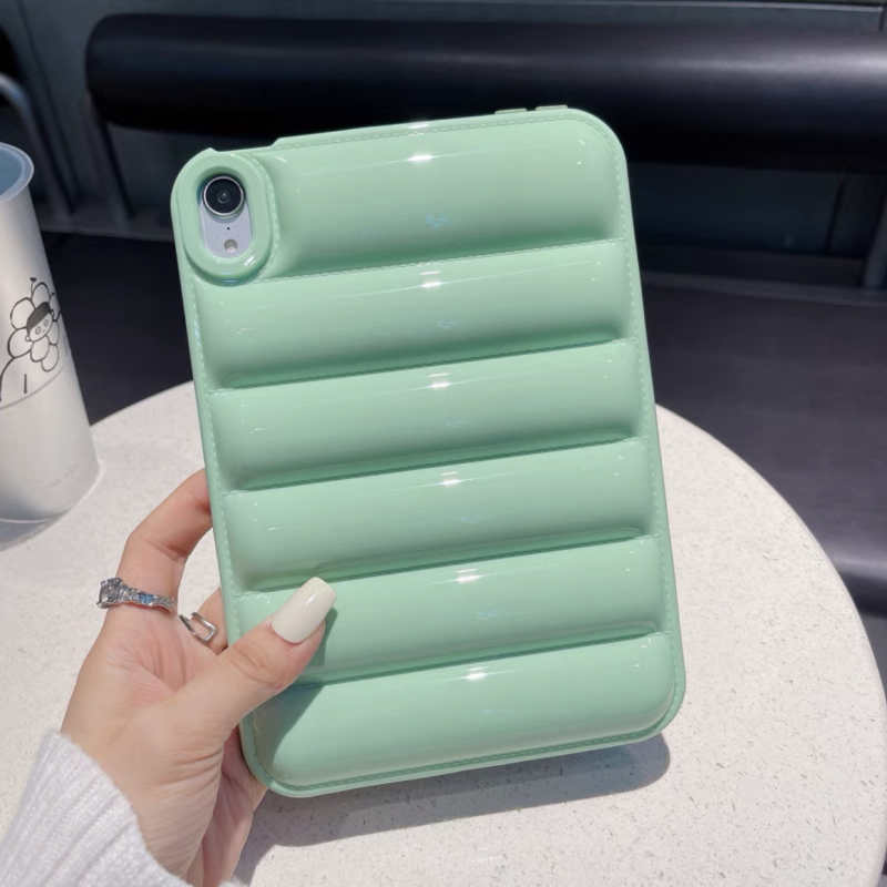 Ochranný obal na iPad – Silikón, Odolný voči nárazom, Proti pádu, Horúce lisovanie (Materiál: Silikón; Funkcie: Odolný voči nárazom, Proti pádu; Spôsob výroby: Horúce lisovanie)