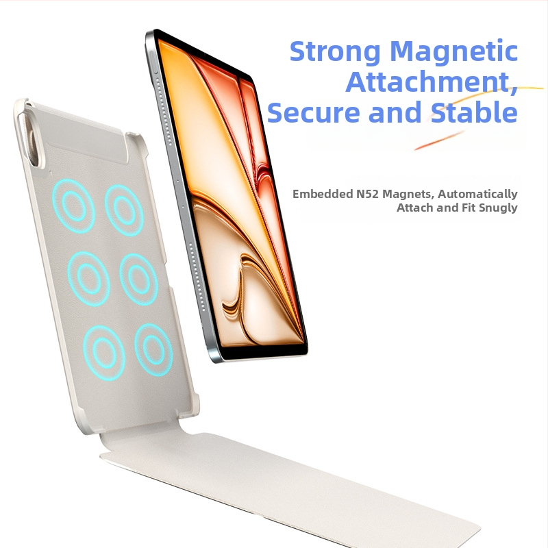 Θήκη iPad Pro A16 - ολοκληρωμένη προστατευτική θήκη με μαγνητικό διπλής όψεως δερμάτινο κάλυμμα, TPU, αντοχή σε πτώσεις, στήριξη