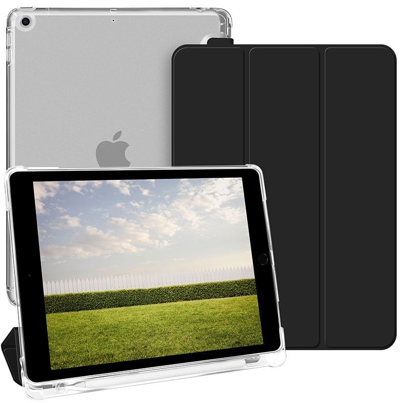 Ochranný obal pre iPad pre 10. generáciu, iPad Pro 11, iPad Air a iPad 11 – umelá koža + TPU, proti otrasom, držiak, slot na pero, magnetické zatváranie