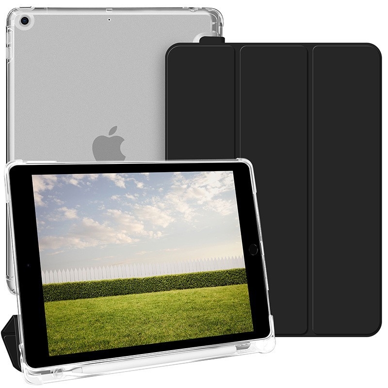 Ochranný obal pre iPad pre 10. generáciu, iPad Pro 11, iPad Air a iPad 11 – umelá koža + TPU, proti otrasom, držiak, slot na pero, magnetické zatváranie