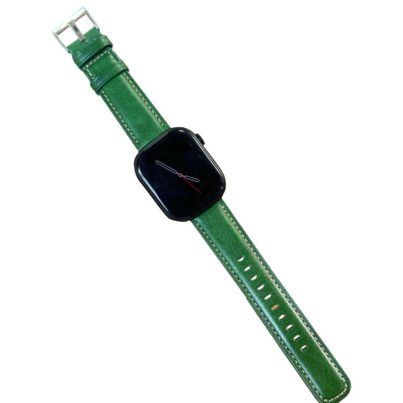 Kožni remen za Apple Watch Series Slim-Fit s pliš teksturom