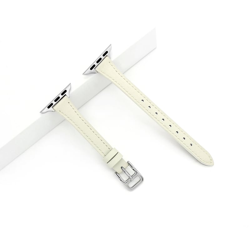 Valódi bőr Apple Watch szíj, 14 mm, 14–20 cm csuklóhoz, tűcsat, divatos