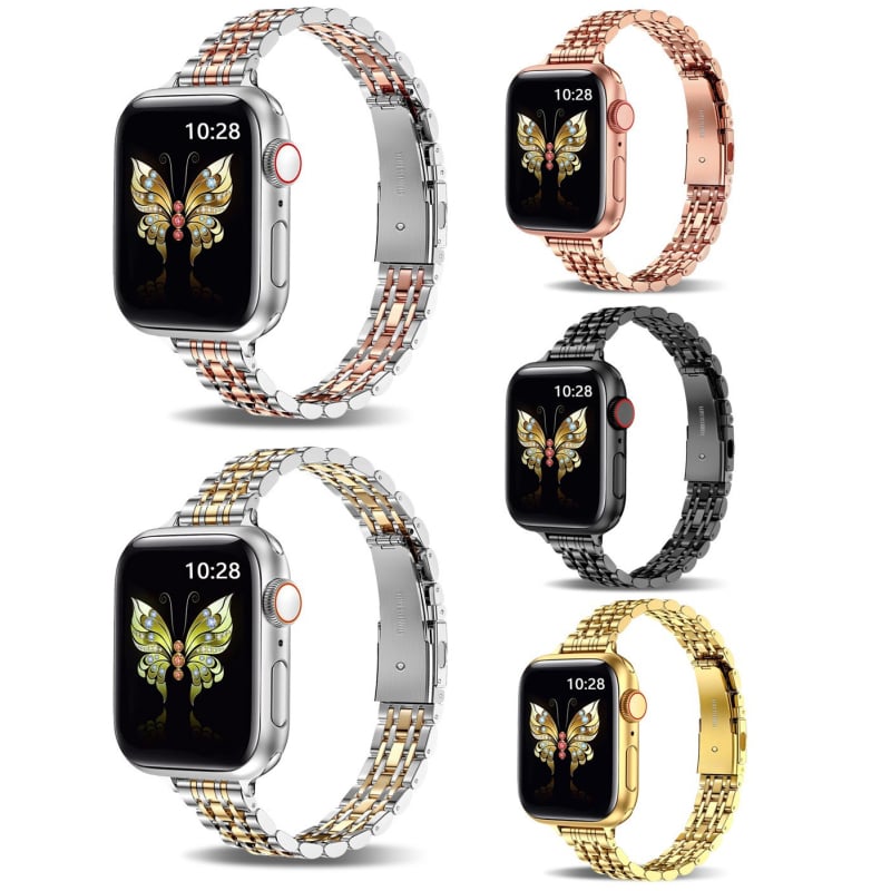 Ατσάλινη ζώνη για Apple Watch Ultra 2, 14 mm διεπαφή και αναδιπλούμενο κούμπωμα, συμβατή με Apple Watch Ultra 2