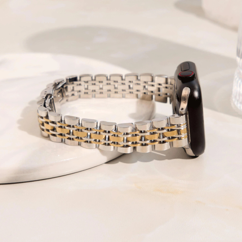 Ατσάλινη ζώνη για Apple Watch Ultra 2, 14 mm διεπαφή και αναδιπλούμενο κούμπωμα, συμβατή με Apple Watch Ultra 2