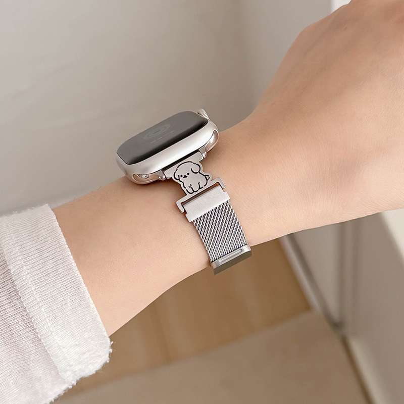 Metalový náramok pre Apple Watch v štýle Milanese, s magnetickou sponou, kompatibilný s Apple, rozhranie 12 mm, značka Chuernson