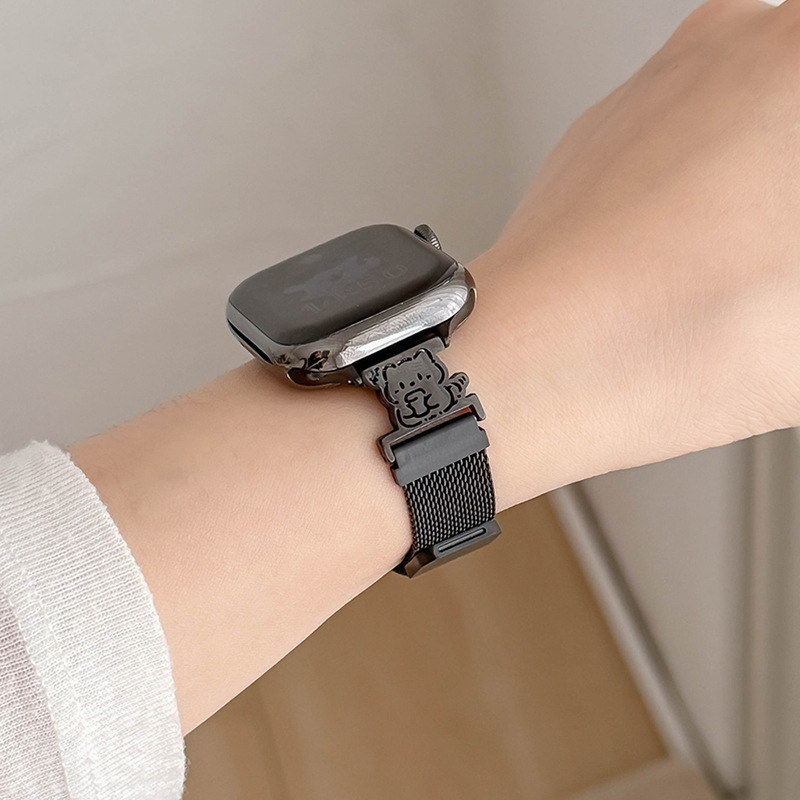 Metalový náramok pre Apple Watch v štýle Milanese, s magnetickou sponou, kompatibilný s Apple, rozhranie 12 mm, značka Chuernson