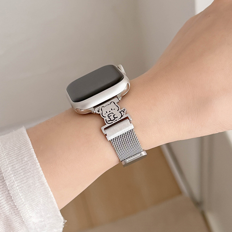 Metalový náramok pre Apple Watch v štýle Milanese, s magnetickou sponou, kompatibilný s Apple, rozhranie 12 mm, značka Chuernson