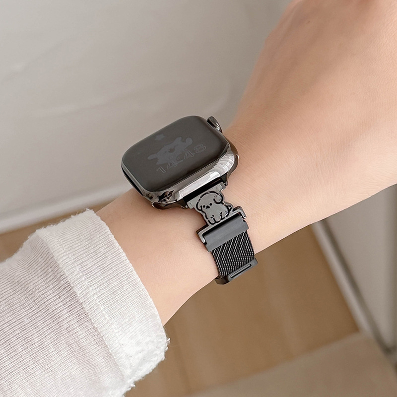 Metalový náramok pre Apple Watch v štýle Milanese, s magnetickou sponou, kompatibilný s Apple, rozhranie 12 mm, značka Chuernson