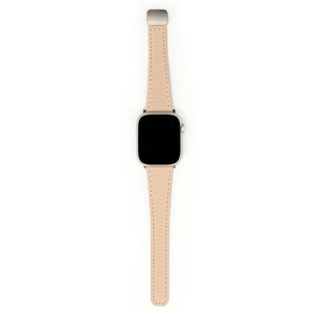 Kožna narukvica s Lychee uzorkom za Apple Watch SE, boja Starlight, magnetska kopča, 20 mm