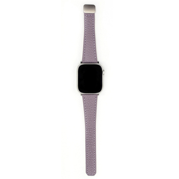 Kožna narukvica s Lychee uzorkom za Apple Watch SE, boja Starlight, magnetska kopča, 20 mm
