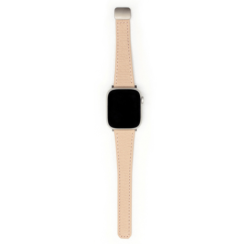 Kožna narukvica s Lychee uzorkom za Apple Watch SE, boja Starlight, magnetska kopča, 20 mm