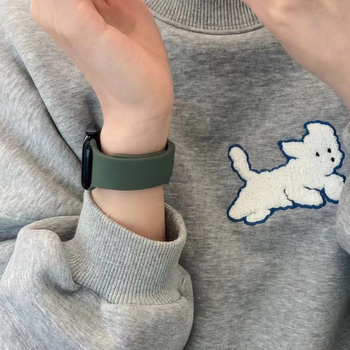 Silikónový remienok pre Apple Watch iwatch10, kompatibilný s 9876/Ultra/SE, jednoduchý štýl, balenie: taška, uvedené 2023