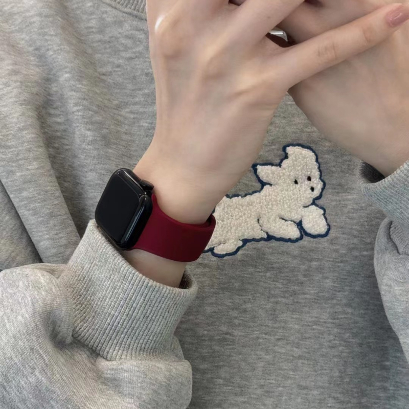 Silikónový remienok pre Apple Watch iwatch10, kompatibilný s 9876/Ultra/SE, jednoduchý štýl, balenie: taška, uvedené 2023