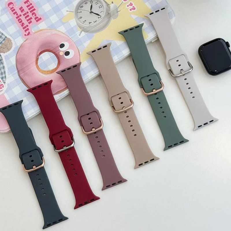 Silikónový remienok pre Apple Watch iwatch10, kompatibilný s 9876/Ultra/SE, jednoduchý štýl, balenie: taška, uvedené 2023