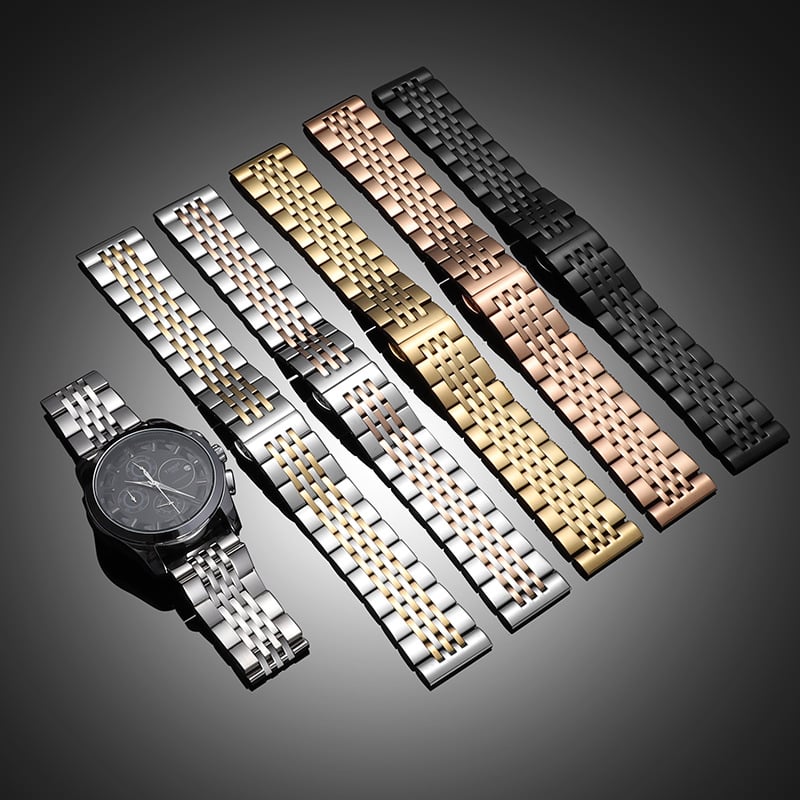 Nerđajući čelični čvrsti remen za Huawei Watch GT3/GT2 Pro, kompatibilan sa Samsung Galaxy S7/S8/S9 i Apple Watch