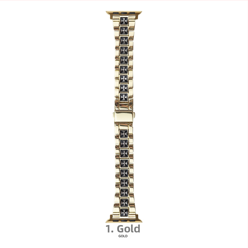 Remen za Apple Watch od cinka legura, širina 20 mm, kompatibilan s veličinama 38/40/41/42/44/45/49 mm, moderan stil, kopča leptir
