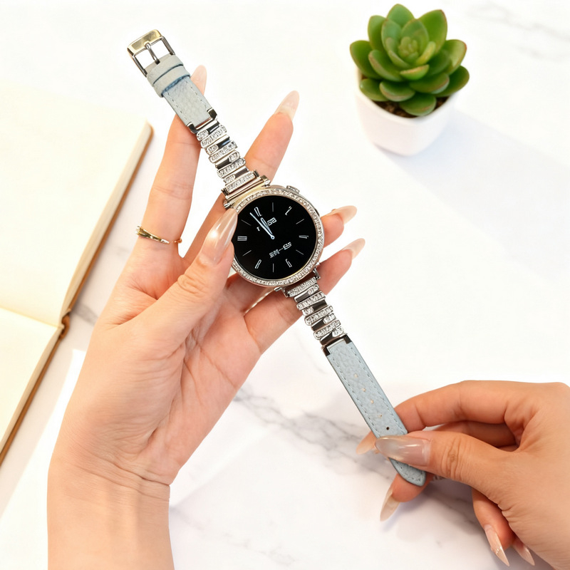 Nepravilan patchwork kožni kaiš za Huawei GT5/GT6, Watch4/3 Pro i Fit3