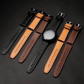 Каишка за Apple Watch Series 8 и Huawei GT2 Pro, заместителна, с механизъм за бързо освобождаване, плоска лента, 22 мм–49 мм