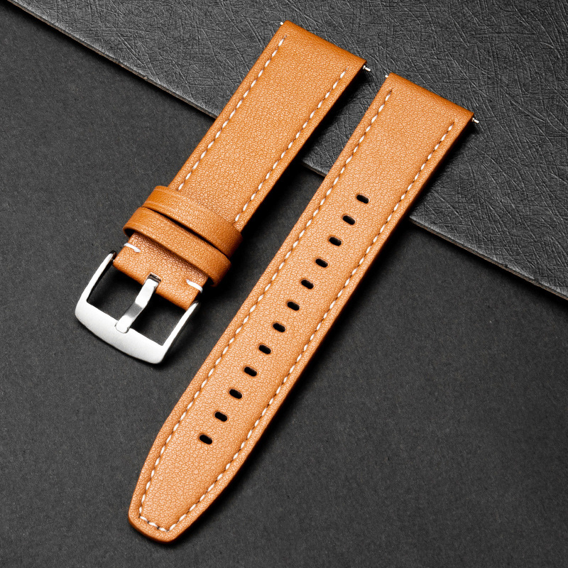 Каишка за Apple Watch Series 8 и Huawei GT2 Pro, заместителна, с механизъм за бързо освобождаване, плоска лента, 22 мм–49 мм