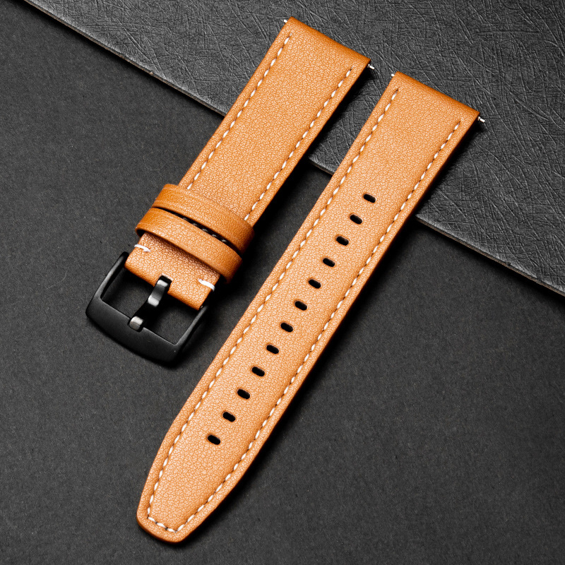 Каишка за Apple Watch Series 8 и Huawei GT2 Pro, заместителна, с механизъм за бързо освобождаване, плоска лента, 22 мм–49 мм