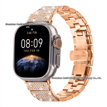  Kovový remienok pre Apple Watch Ultra 2, šírka 20 mm, hmotnosť 65 g, uvedený na trh v roku 2022