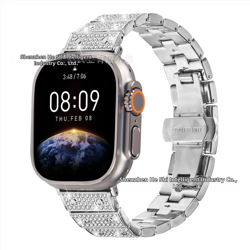  Kovový remienok pre Apple Watch Ultra 2, šírka 20 mm, hmotnosť 65 g, uvedený na trh v roku 2022