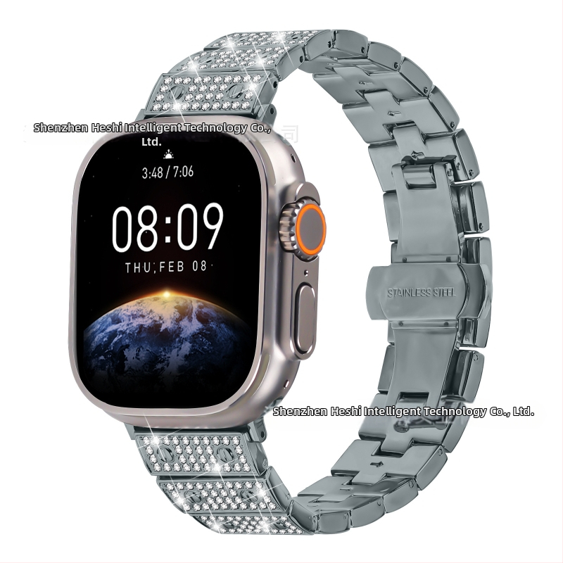  Kovový remienok pre Apple Watch Ultra 2, šírka 20 mm, hmotnosť 65 g, uvedený na trh v roku 2022