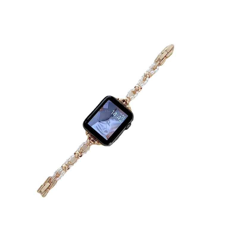 Tanki metalni remen za Apple Watch, kompatibilan sa Series 4–8 i SE, modni narukvica (38–49 mm)