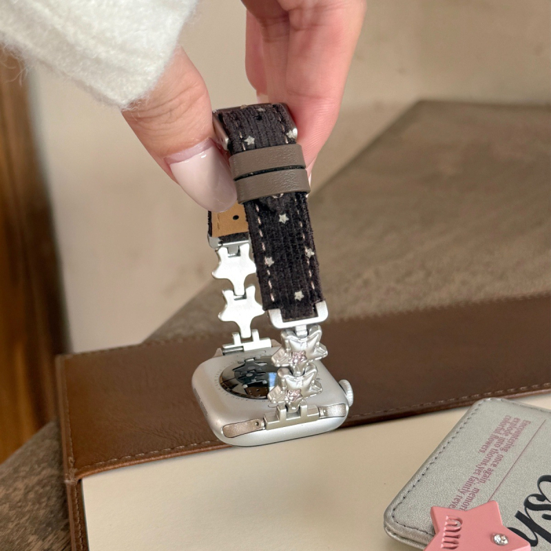 Brățară din piele naturală pentru Apple Watch – stil modern, compatibilă cu Apple Watch, închidere: alt tip