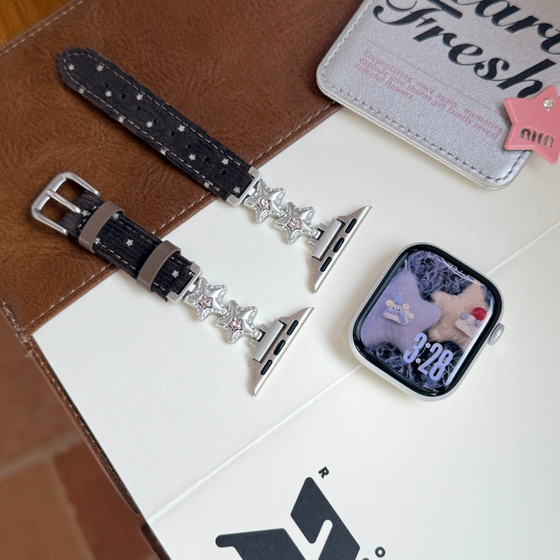 Brățară din piele naturală pentru Apple Watch – stil modern, compatibilă cu Apple Watch, închidere: alt tip