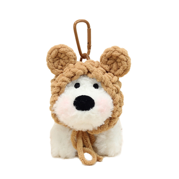 Плюшен ключодържател за куче – Уест Хайлънд териер, къса плюш, пълнеж PP памук, за възраст 14+