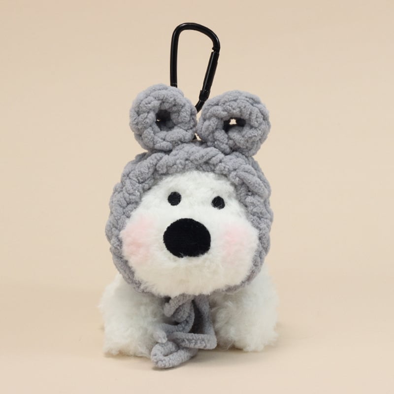 Плюшен ключодържател за куче – Уест Хайлънд териер, къса плюш, пълнеж PP памук, за възраст 14+