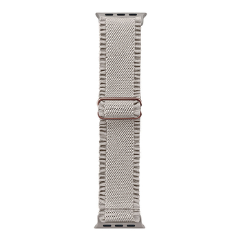 Jia Ruicheng Nylon Woven Lace-Edged Watch Band για Apple Watch 1-11, Ultra3, SE3; Υλικό: Nylon woven; Κούμπωμα: Ιαπωνική αγκράφα; Μέγεθος διεπαφής: Προσαρμοστικό; Βάρος: 8.3 g